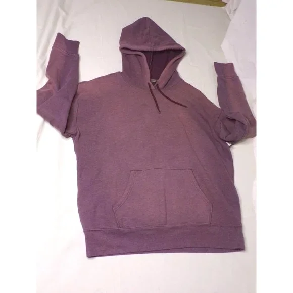 🆕ZELLA Vintage Wash Fleece Hoodie Sweatshirt Burgundy Large 12-14 - Picture 6 of 8